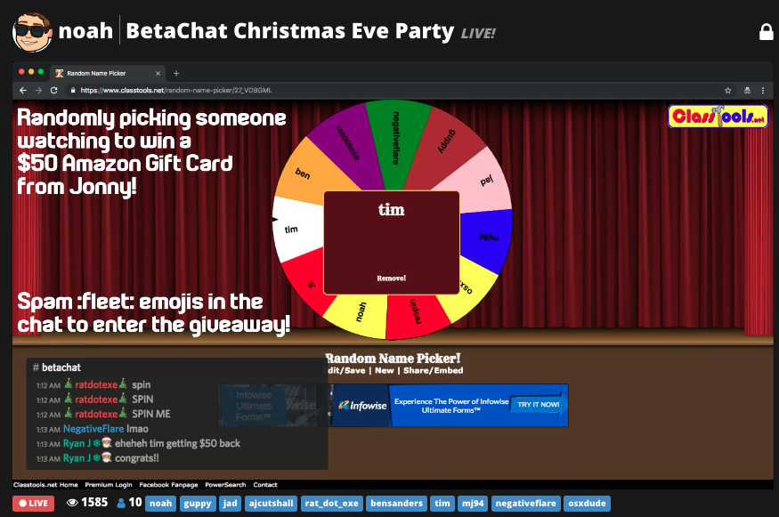 BetaChat Christmas Eve Party 2018